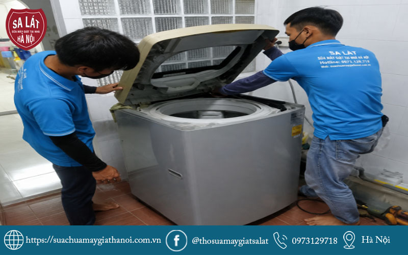 Thợ sửa máy giặt Sa Lát tận tâm hỗ trợ khách hàng nhanh chóng tại nhà Hà Nội