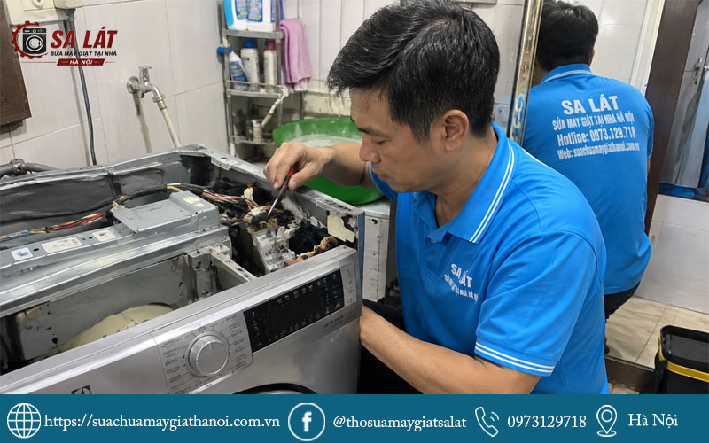Sửa máy giặt Electrolux không vào điện tại Hà Nội
