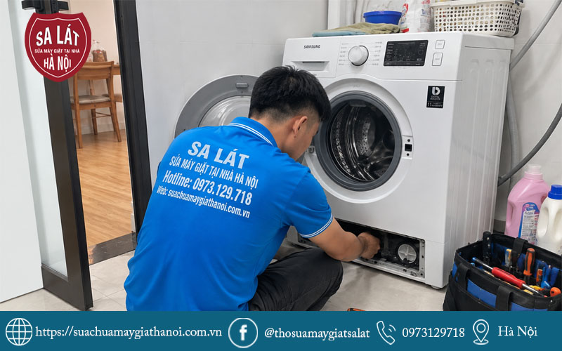Quy trình sửa máy giặt tại Đội Cấn chuyên nghiệp, minh bạch