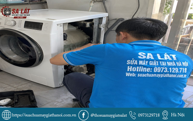 Kiểm tra motor máy giặt Samsung tại nhà khách hàng
